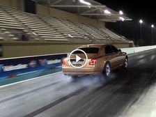 Tyre-Smoking Rolls-Royce Goes Drag Racing