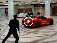 Mayor Goes Bezerk — Perform Donuts With A Ferrari California At A Mall