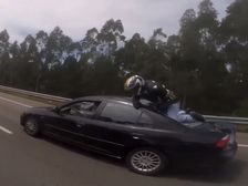 Motorcycle Rider Demonstrates The Right Way To Crash A Bike