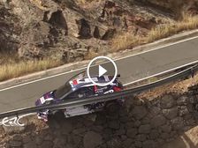 Watch How A Guardrail Saved This Rally Car From Tumbling Down The Cliff