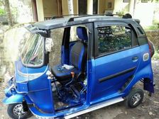 This Modified Auto Rickshaw Is A Three-Wheeled Tata Nano