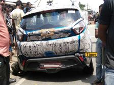 Tata Nexon Involved In Head-On Collision In Siliguri