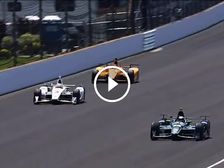 Watch Alonso Perform An Awesome Double Overtake During Indy 500 Practice
