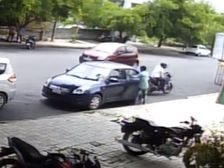 Brazen Thieves Smash Car Window To Break Into Dzire In Bangalore
