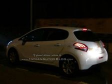 Spy Pics: Peugeot 208 Spotted Testing In India