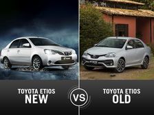 Designed To Look Sharper — Toyota Etios Old vs New