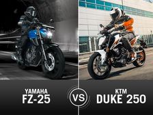 KTM Duke 250 vs. Yamaha FZ25: New Kids On The Block Go To War?