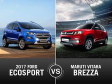 2017 Ford EcoSport Vs. Maruti Brezza Comparison On Specs, Features & Price