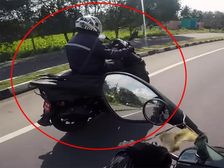 Production-Spec TVS Graphite Scooter Spotted Testing In India