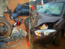 Tata Tiago Crashes Into Aprilia SR 150 — Scooter Split In Half