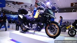 Auto Expo 2018: Suzuki V-Strom 650 Showcased - Expected Launch Date & Price, Specifications, Images