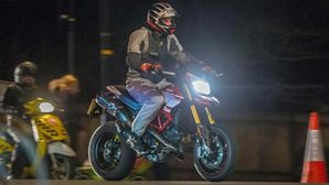 Prince Williams Spotted In South London On His Ducati Hypermotard