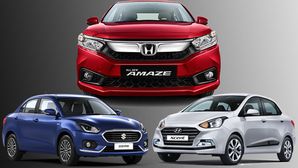 Honda Amaze 2018 Vs Maruti Dzire Vs Hyundai Xcent — Design, Specs, Features, Mileage & Price