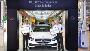 Mercedes-Benz India Reaches One Lakh Manufacturing Milestone; Rolls Out The E-Class Sedan