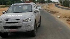 Isuzu MU-X Facelift Spotted Testing In India