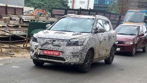 Mahindra S201 Compact-SUV Spied Testing Again