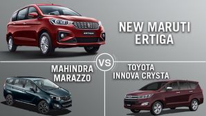 Maruti Ertiga 2018 Vs Mahindra Marazzo Vs Toyota Innova Crysta: Which Is The Best MPV?