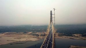 Signature Bridge In Delhi Finally Open: Here's A Cool Drone Video Of The Delhi Signature Bridge