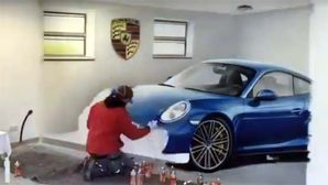 Man Makes A Porsche 911 3D Painting Inside His House — The Other Ways Of ‘Almost’ Owning A 911