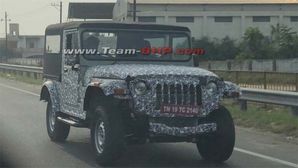 New Mahindra Thar Images (Spy Pics) Out Again — The Old Thar Looks Tiny In Front Of It!