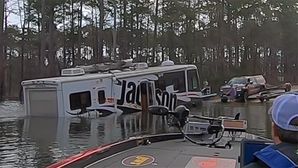 Video: Dog Accidentally Puts Vehicle Into Reverse Gear; Drives Into Lake