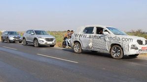 MG Hector Is A Lot Bigger Than The Hyundai Tucson — Check Out The Latest Spy Pic