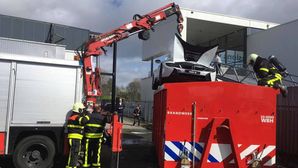 BMW i8 Catches Fire In The Netherlands; Firefighters Drop It Into Water Tank To Douse Flames
