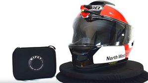 An Electric Hemet Wiper For The Monsoon — Meet Wipey, The Helmet Wiper!