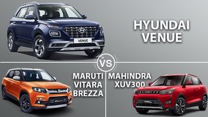 Hyundai Venue Vs Maruti Suzuki Vitara Brezza Vs Mahindra XUV300 — The Battle For The SUV Throne