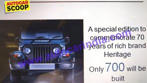 Mahindra Thar Signature Edition Images & Details Leaked — The Final Countdown?