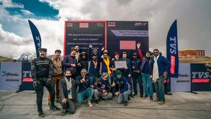 TVS Apache Stunt Team Sets New Record — Enters Asia Book Of Records