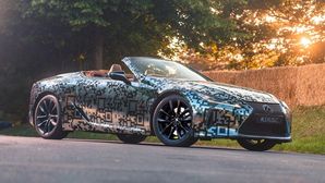 The Lexus LC Convertible Revealed At Goodwood — We Want A Camo Paint Job!