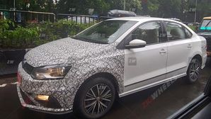 Volkswagen Polo And Vento Facelift Snapped Testing Again