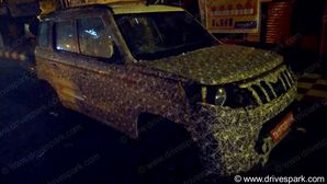 New Mahindra TUV300 BS-VI Spied Testing Ahead Of Launch In India