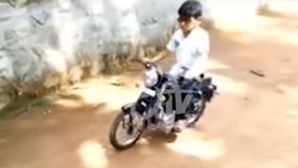 Miniature Royal Enfield Bullet With Electric Drivetrain Built By Man For His Son