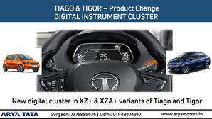 Tata Tiago & Tigor Top End Variants To Feature New Fully-Digital Instrument Cluster