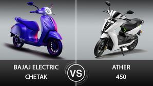 Bajaj Electric Chetak Vs Ather 450: An Initial Comparison Of Two Premium Electric Scooters