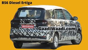 Maruti Suzuki Ertiga BS-VI Diesel Spied Testing Ahead Debut At 2020 Auto Expo: Spy Pics & Details