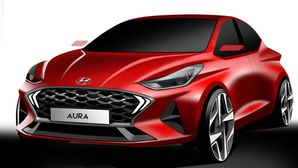 Hyundai Aura Compact-Sedan Official Design Sketches Revealed: India Launch Expected Soon