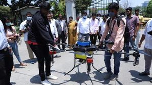 Drones Used In Different Cities To Disinfect Coronavirus Across India