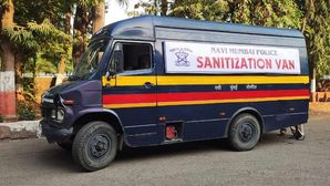 Mumbai Police Turn Their Vans Into Mobile Sanitisation Units