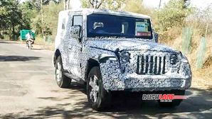 New Mahindra Thar Spied Ahead Of India Launch: Testing Resumes As Lockdown Eased