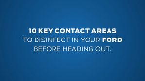 Key Contact Areas In A Car That Require Sanitisation: Highlighted By Ford