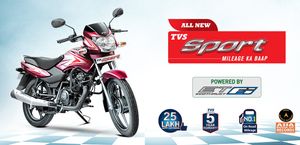 TVS Sport BS6 Registers Highest Fuel-Efficiency Of 110.12km/l: Enters Asia Book Of Records