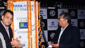 MG Motor & Tata Power Inaugurate The First 60 kW Superfast EV Charging Station In Uttar Pradesh