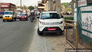 Mahindra eKUV100 Spied Testing In Bangalore Ahead Of Launch: Pics & Details