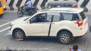 Mahindra XUV700 Spied Testing Revealing New Features Ahead Of Launch: Pics & Details