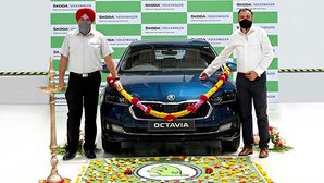 First 2021 Skoda Octavia Rolls Out Of Production In India Ahead Of Launch This Month