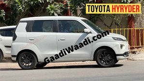 Upcoming Toyota HyRyder Spied Testing: Maruti Suzuki WagonR Based Electric Vehicle