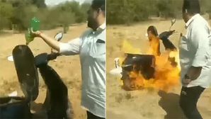 Ola Electric Scooter Lit On Fire In Tamilnadu: Owner Claims Poor Performance & Range